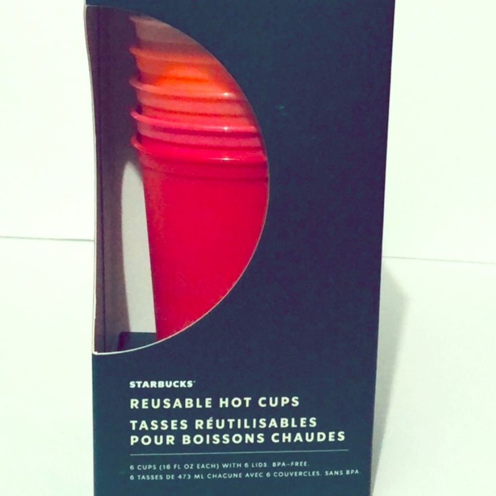Holiday reusable coffee cups
